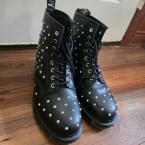 Dr Martens studded boots